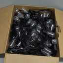 Brightever 200FT Outdoor String Lights with Remote, 2700K/4000K/5000K Selectable LED String Lights for Outside with 100+4 ST38 Edison Bulbs, 3 Modes Dimmable Patio Lights Waterproof for Camping, Deck (Black Wire)