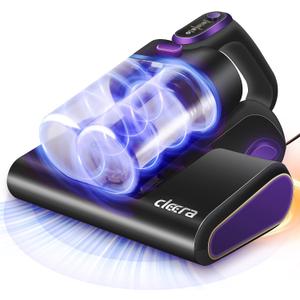 Mattress Vacuum Cleaner, 600W 16KPa Corded Bed Vacuum with 140F Hot Air & HEPA Filter, Deep Cleaner for Mattress, Sofa, Crib, Dust & Pet Hair
