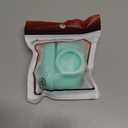 2 in 1 Silicone Case Compatible with AirPod 4 and AirTag 2/1, Shockproof Protective Skin Cover for AirPods 4th Generation with Cleaner Kit & Carabiner (Mint Green)