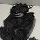 RSLOVE Sexy Womens Lingerie Set - 2 Piece Lace Kimono Robe with Lace Teddy Lingerie Bodysuit Sexy (Medium, Black)