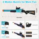 Toy Gun Double Barrel Shotgun Toy,with 20 Soft Bullet Darts, Toy Foam Blaster Foam Dart Blaster with Scope for Kids, Youth, Teen, Boys-Holiday for 8-12 Year (Blue)