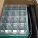 YAUNGEL Seed Starter Tray with Grow Light, 5 Pack Seed Starter Kit with Heat Mat, Seedling Starter Trays with Timing Controller Adjustable Brightness, Thicken Trays with Humidity Domes