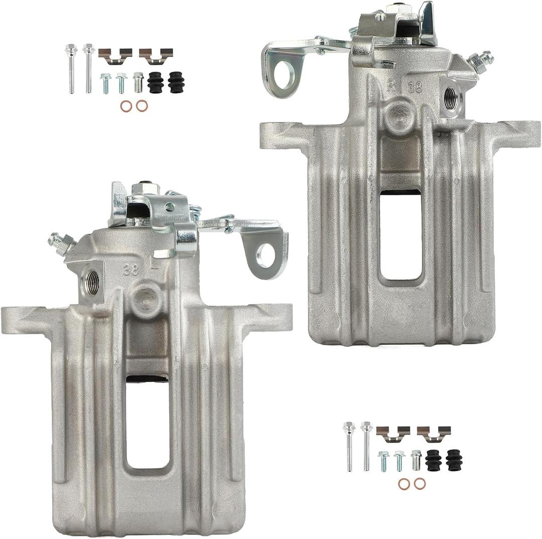cciyu Rear Left & Right Brake Calipers Assembly 192577 192576 2000-2006 For Audi For TT,2000-2010 For Volkswagen For Beetle,2000-2006 For Volkswagen For Golf,2007-2010 For Volkswagen For Golf City