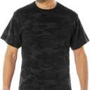 Rothco Midnight Camo T-Shirt  Comfortable Crew Neck Camouflage Tee Shirt (Large)
