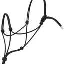 Weaver Leather Silvertip #95 Rope Halter (Average, Black)