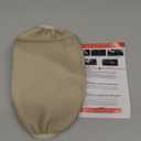 X AUTOHAUX Car Center Console Lid Armrest Seat Box Cover Protector Replacement Microfiber Leather for Toyota Camry 2007-2011 Beige