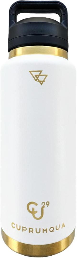 copper infused Water Bottle (white)