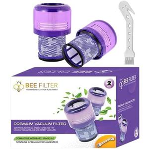 Dyson V15 Filter, 2-Pack Premium True HEPA Replacement Filters Compatible with Dyson V15 Detect, V15 Detect Absolute, V15 Submarine, V15 Detect Filter, V11 Animal Filter, V11 Filter, Part no 970013-02