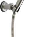 Delta Faucet Trinsic Single Spray Wall-Mount Hand Shower, Hand Held Shower with Hose, Brushed Nickel Handheld Shower Head, Slide Bar Hand Shower, Handheld Shower, Stainless 55085-SS