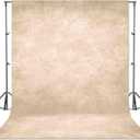 5x7ft Fabric Beige Abstract Texture Photography Backdrop (No Stand No Clips) Portrait Photoshoot Background Adult Newborn Child Headshot Photo Studio Props Booth Rod Pocket On Top
