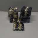 100Pcs Christmas Balls Ornaments Set, Shatterproof Christmas Decorations with Hand-held Gift Package for Xmas Tree/Holiday/Wedding/Holiday/Party Decor (Black & Gold)