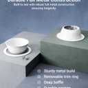 Sunco 12 Pack 6 Inch Ceiling Can Light Trim, Step Baffle with Detachable Ring, White Recessed Light Trim