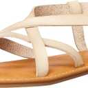 Amazon Essentials womens Casual Strappy Sandal (6, Taupe)
