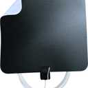 Winegard FL5500A FlatWave Amped Digital HD Indoor TV Antenna Amplified, 4K & ATSC 3.0 Ready, High-VHF/UHF, 60 Mile Range, Dual Color, 6 ft Cable