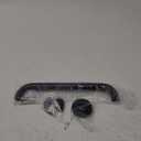 AmazerBath Shower Grab Bars for Seniors Anti Slip, Bath Safety Grab Bar for Needy, Stainless Steel Bathroom Safety Grab Bars, Thickened Bar Bigger Base Holds 500LBS, 16" L x 1.25" D, Black