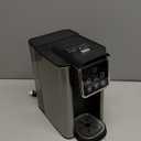 Hot & Iced Coffee Maker with Bold Setting, Single Serve Coffee Maker for K Cup and Grounds, 6-14 Oz Brew Sizes, 50 Oz Removable Water Tank, One Cup Coffee Machine with Reusable Filter, Black