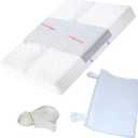 Twin to King Bed Converter, 91x 20in Cotton Breathable Extra Long Beds Bridge, 4 ABS Fixing Straps, Bed Gap Eliminator, 1.1lbs Beds Gap Filler Mattress Connector, Mattress Extender for Guests Couples