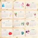 Eco-Friendly Plantable Seed Calendar 2026 - Biodegradable Monthly Planner with Wildflower, Herb & Fruit Seeds for Homes to Live In, Garden & Decor,Adding Nature