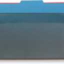 Officemate Wall File, Letter Size, Stackable Wall-Mounted Document Organizer, Plastic Pocket for Files, Mail & Folders, Gray (21431)