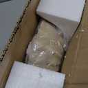 Large Decorative fruit bowl for Home Decor Modern Handicraft Key Bowl for Entryway Table Ruffle Centerpiece Stylish Purse Bowl for Kitchen Counter Coffee Table(Artificial Stone Beige)