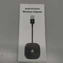 Android Auto Wireless Adapter for Wired Android Auto Cars Converts Wired to Wireless - Easy Setup Plug & Play Seamless Connection Stable and Fast (BLACK)