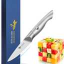 MAD SHARK Paring Knife 3.5 inch Paring Knives, Small Kitchen Knife, Ultra Sharp German Stainless Steel Vegetable Knives, Ergonomic Handle Design, Unique Gift for Men/Women