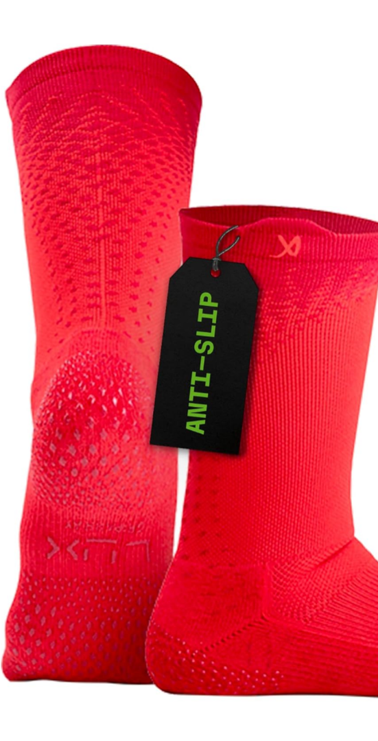 LUX Sports ProCleat Performance Grip Socks GripArray™ - Athletic Socks for Performance Sports - Grip Socks for Men and Women