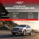 LASFIT Floor Mats Fit for Mercedes Benz GLS 450/580 / 63 AMG 2026 2025 2024 2023 2022 2021 2020 (Only Fit 6 Seats), All Weather TPE Floor Liners for Mercedes GLS 2020-2026, 1st & 2nd & 3rd Row Set 2020-2026|For Mercedes Benz GLS|Floor Mats