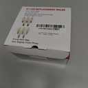 C7 LED Christmas Lights Replacement Bulbs, 25 Pack 0.6w C7 Ceramic Multicolor Light Bulbs with E12 Candelabra Base, Vintage Colored Light Bulbs for Indoor/Outdoor Christmas String Lights