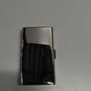 Tsubota Pearl 1-59407-81 Tobacco Case, Long Size, 3.9 inches (100 mm), Holds 14 Pieces, Plain, Silver