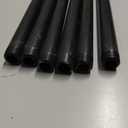 GeilSpace 6 Pack 1/2" 36" Pre-Cut Black Metal Pipe, Industrial Steel Fits Standard Half Inch Black Threaded Pipes and Fittings - Vintage DIY Industrial Shelving (1/2" 36")