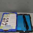 BRAECN for iPad 9th/8th/7th Generation Case,Heavy Duty Shockproof Case with Screen Protector, Pencil Holder, Pencil Cap Holder, Hand Strap, Kickstand,Shoulder Strap for iPad 10.2 Inch 2021/2020/2019 (Blue)