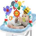 Baby Stroller Arch Toys,Adjustable Crib Mobile for Bassinet with Sensory Play Accessories and Hanging Toys,Baby Travel Car Seat Toys for Toddler Boy Girl 0 3 6 9 12 24 Months (Bee)