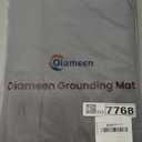 Grounding Mat for Bed Queen  Ultra-Thin 0.5mm Grounding Mat with Adjustable Straps, Eco PU Material, Center Conductive Port and Oriafield Technology for Better Rest and Relaxation (26.8 x 60.2 in)