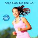 Arctic Air Freedom Personal Air Cooler - Portable 3-Speed Neck Fan, Hands-Free Wearable Design, Lightweight, Cordless And Rechargeable