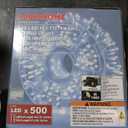 48 Inch Thick Faux Fur Christmas Tree Skirt, Plush Luxury Soft Tree Skirt for Home Xmas Party Holiday Indoor Decor(48-inch,2.6 Lb/ 1200 g, Black and White)