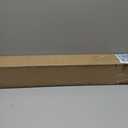 2pcs 47in Exterior Wall Lights,4.33in Wide Dimmable Modern Outdoor Wall Lights for Garage and Front Door,Linear Outdoor Wall Sconce IP65 Waterproof,Black LED Outdoor Long Light Fixture