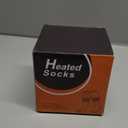 WELUK Heated Socks for Men Women with APP Control, Upgraded Rechargeable Electric Heated Socks Up to 10 Hours, Washable Winter Foot Warmer Socks for Outdoor Camping Skiing Hunting Hiking (Fit Women 9-14 / Men 10-15 (Shoe Size), Black)