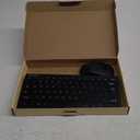 TECKNET Wireless Keyboard and Mouse Combo, Mini Cordless Computer Keyboard and Mouse Set 2.4GHz, Silent Adjustable 1600 DPI, Quiet Click, Lag-Free for Computer, Laptop, PC, Windows, Mac, Chrome OS (Black)