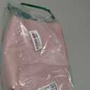 Birthday Gifts for Women Initial Makeup Bag Set Personalized Girl Cosmetic Travel Toiletry Bag Gifts for Bridesmaid Friend Graduation Teachers(Pink,L)