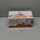 Sunfuny Cordless Food Processor, Mini Food Chopper Wireless with 5-Cup Glass Bowl, 6000mAh Battery USB-C Rechargeable Vegetable Chopper, Electric Meat Blender Garlic Grinder, Mom's Gift (Rose Gold)