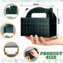 Gueevin 24 Pcs Green Blue Tartan Plaid Gift Boxes 6x3.5x3.5 Inch Vintage Green Plaid Boxes Classic Tartan Babyshower Decor for Birthday Baby Shower Party Decorations Supplies
