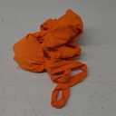 Favnac Women's Deep V Neck One Piece Swimsuit Sexy Cut Out Bathing Suit O-Ring Swimwear Orange Medium