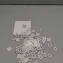 ShinyRelief 120 Pcs Dollhouse Floor Tiles Dollhouse Flooring 1 12 Scale 1 6 Scale Doll House Wallpaper Peel and Stick Miniature Bricks Carpet Double Sided Floor Tile (Floral Marble)