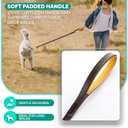 Leather Dog Leash - Great for Training - All Leather Lead- Dog Walking for Life (Brown)