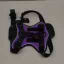 Demigreat Service Dog Harness, Reflective Dog Vest Harness with 5 PCS Patches, Adjustable Soft Oxford Pet Harness, Inner Layer Mesh, Easy to Control for Dogs (Medium (Pack of 1), Purple)