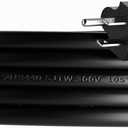 16/3 10 FT Outdoor Extension Cord Waterproof, Weatherproof & Flame Retardant Black 3 Prong Power Cord Outside for Lawn & Garden, 13 Amps 1625 Watts 125 VAC 16AWG SJTW, ETL Listed