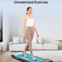 Lichico Walking Pad Under Desk Treadmill, Portable Small Treadmills for Home and Office, 2.5HP Super Quiet Brushless Motorized Walking Jogging Running Machine with Remote Control
