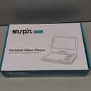 SUNPIN New 11.5" Portable DVD Player for Car and Kids, 9.5" Swivel Brightness Enhanced Screen, with Car Charger and Headrest Mount, Upgraded Remote Control, 5 Hours Battery, Dual Earphone Jack(Purple)