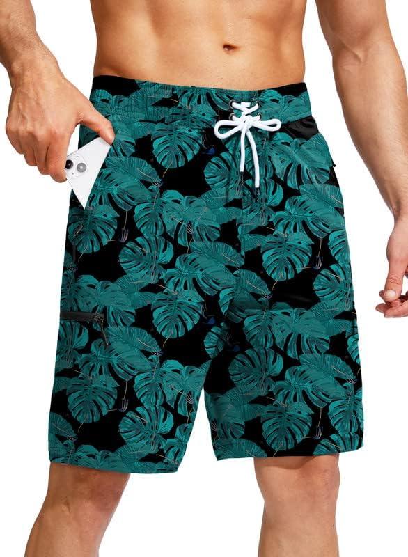Kayrth Men's Swim Trunks Quick Dry Board Shorts with 5 Pockets Swimsuit Swimwear for Men - No Mesh Liner, XXL